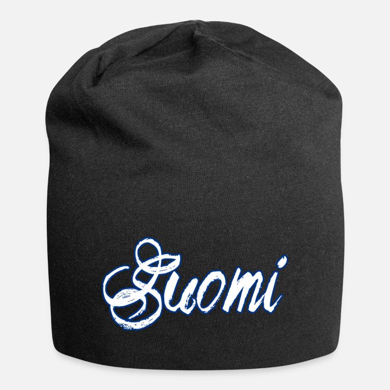 Finnish - Jersey Beanie - black