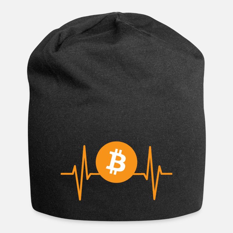 Love Bitcoin - Bonnet en jersey - noir