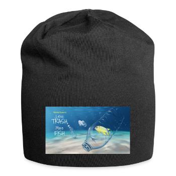 Keep the sea clean - Jersey Beanie - black - Front
