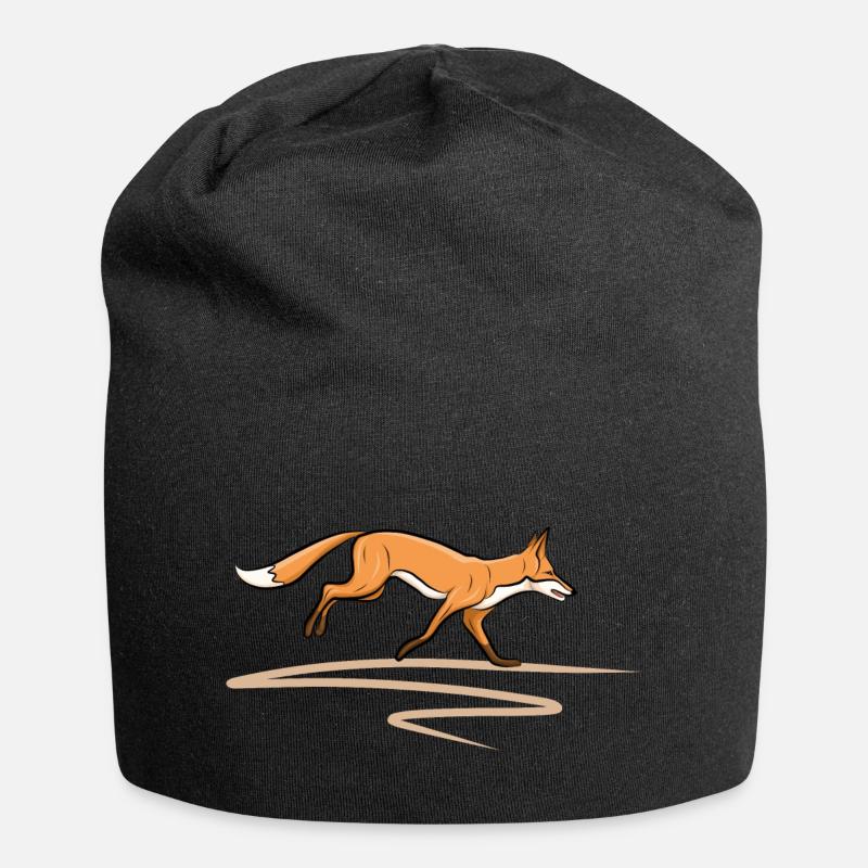 Renard - Bonnet en jersey - noir