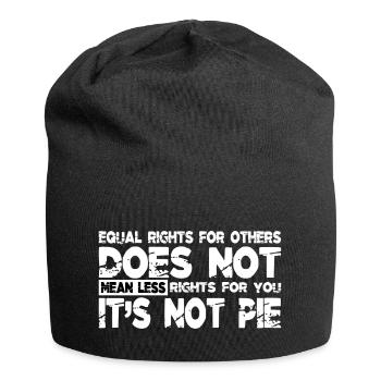 gender boobies rbg ruth civil rights mgtow cool - Jersey Beanie - black - Front