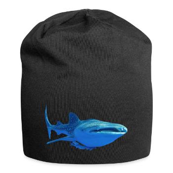 whale shark4k - Jersey Beanie - black - Front