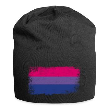 Bisexual Flag LGBT - Jersey Beanie - black - Front