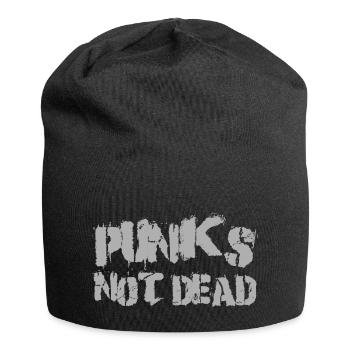 Punks not Dead - Jersey Beanie - black - Front