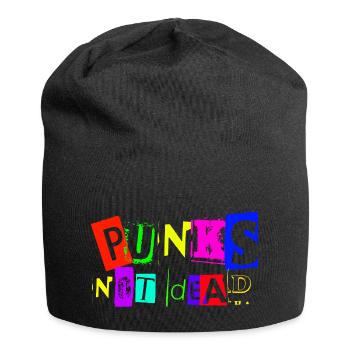 PUNKS NOT DEAD - Jersey Beanie - black - Front