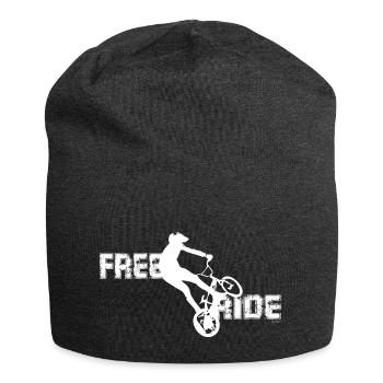 free ride mirko white - Jersey Beanie - charcoal grey - Front