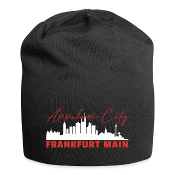 Frankfurt am Main Äppelwoi City - Jersey-Beanie - Schwarz - Vorne