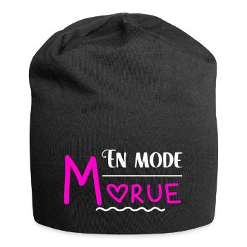 En mode morue cadeau humour femme provoque - Bonnet en jersey - noir - Devant