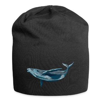 Save the ocean, stop whaling! - Jersey-Beanie - Schwarz - Vorne