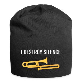 I Destroy Silence Trombone - Jersey-Beanie - Schwarz - Vorne