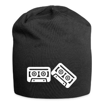 Rock and Roll Rock Music - Jersey-Beanie - Schwarz - Vorne