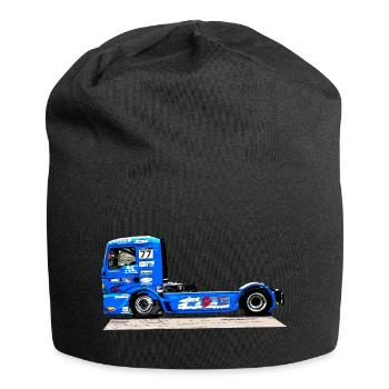 camion de course - Bonnet en jersey - noir - Devant
