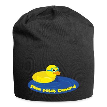 Mon petit Canard - Bonnet en jersey - noir - Devant