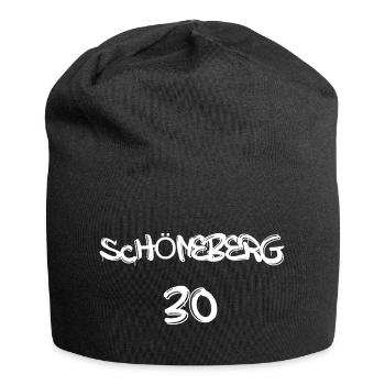 Schöneberg 30 Bezirk Berlin - Jersey-Beanie - Schwarz - Vorne