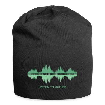 Sound of Nature Forêt Nature Environnement Protection - Bonnet en jersey - noir - Devant