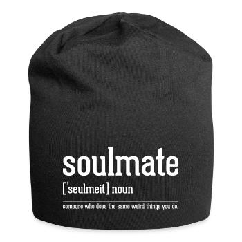 Definition of Soulmate - Jersey-Beanie - Schwarz - Vorne
