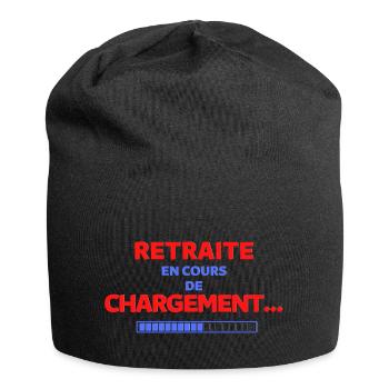 Retraite en cours de chargement...... - Bonnet en jersey - noir - Devant