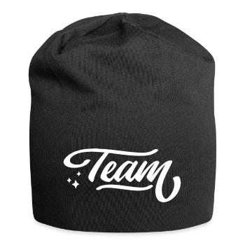Team Spirit Motivational Lettering - Jersey Beanie - black - Front