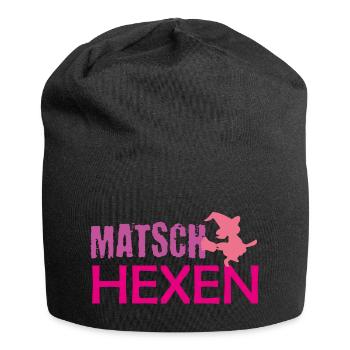 Muddy run shirt mud Matsch Hexe Lauf Team obstacle - Jersey-Beanie - Schwarz - Vorne