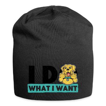 I do what I want - Jersey Beanie - black - Front