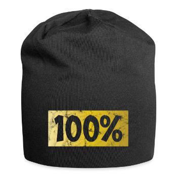 100% Rétro - Bonnet en jersey - noir - Devant