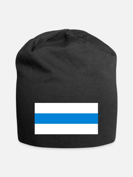 Russian anti-war flag - Jersey Beanie - black