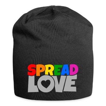 Chemise Cool Spread Love Anti War Design - Bonnet en jersey - noir - Devant