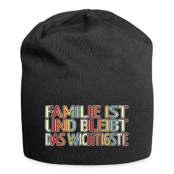 kinder familie geschenkidee mythologie - Jersey-Beanie - Schwarz - Vorne