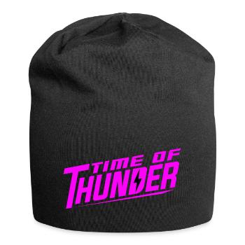 PINK POWER - Jersey-Beanie - Schwarz - Vorne