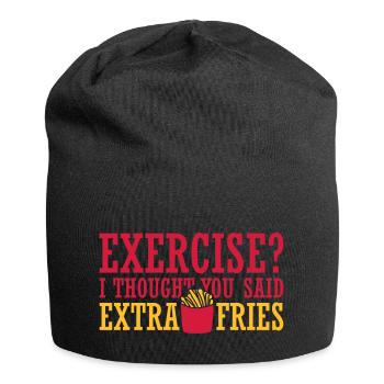Exercice Extra Fries Citation - Bonnet en jersey - noir - Devant