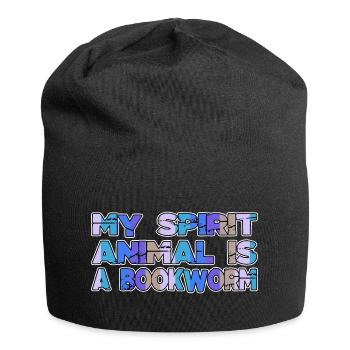 bday present book children humor better - Jersey Beanie - black - Front