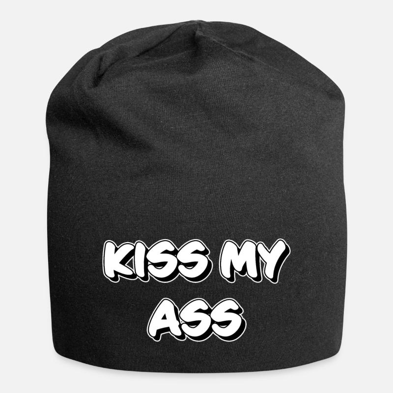 Du kannst mich mal! - Jersey-Beanie - Schwarz