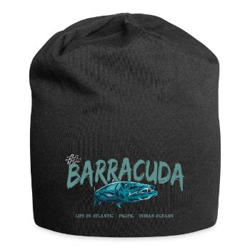 Poisson Barracuda Pêche en haute mer - Bonnet en jersey - noir - Devant