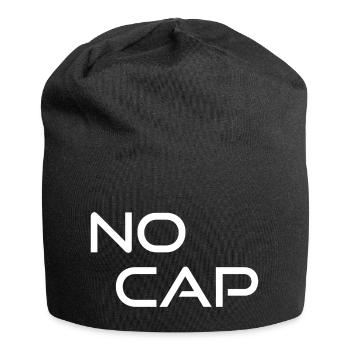 No Cap - Jersey-Beanie - Schwarz - Vorne