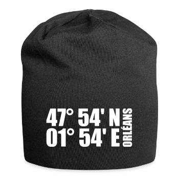 Coordonnées d’Orléans - Bonnet en jersey - noir - Devant