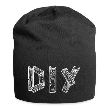 DIY - do it yourself - Jersey-Beanie - Schwarz - Vorne