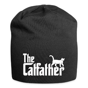 Propriétaire de chat Ami Chats Papa Parodie Chats - Bonnet en jersey - noir - Devant