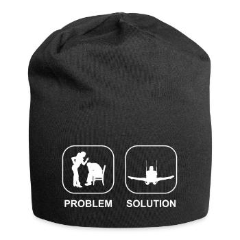 Club de gymnastique Gymnastique Gymnastique Gymnastique Gymnastique - Bonnet en jersey - noir - Devant