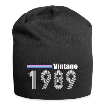 1989 - Bonnet en jersey - noir - Devant