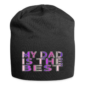 voyage en famille fête de famille bitcoin miner idée cadeau - Bonnet en jersey - noir - Devant