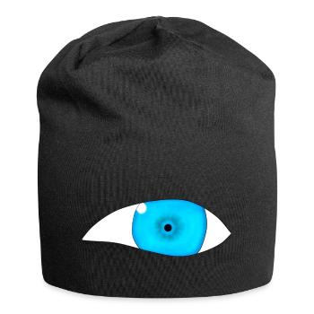 Oeil - Bonnet en jersey - noir - Devant