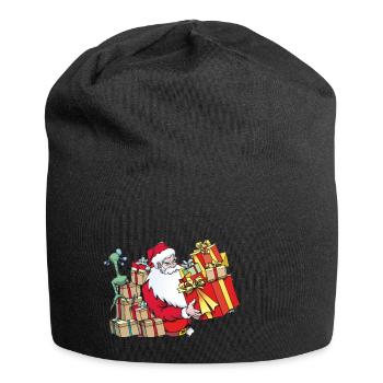 Santa Claus - Jersey Beanie - black - Front