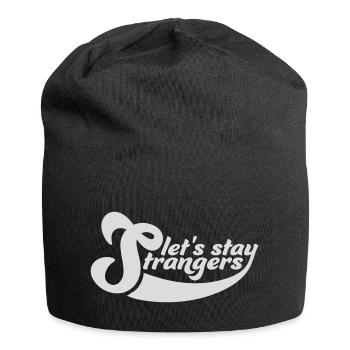 Citation Restons Strangers - Bonnet en jersey - noir - Devant