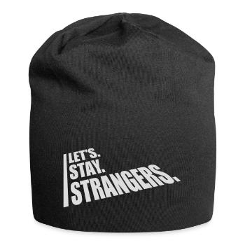Citation Restons Strangers - Bonnet en jersey - noir - Devant