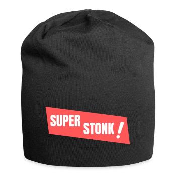 Walter & Wallis - Super Stonk - Jersey Beanie - black - Front