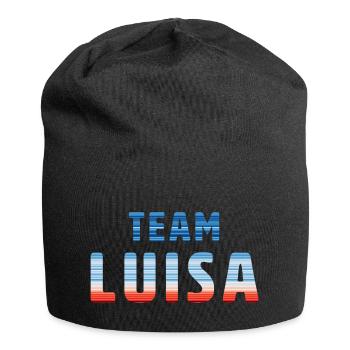 Team Luisa | Warming Stripes - Jersey-Beanie - Schwarz - Vorne