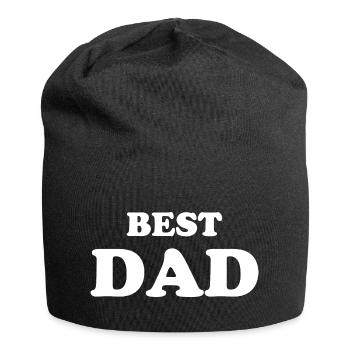 Meilleur papa - Bonnet en jersey - noir - Devant