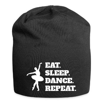 Ballet Dancer Gift Dance Ballerina Dance Class - Jersey Beanie - black - Front