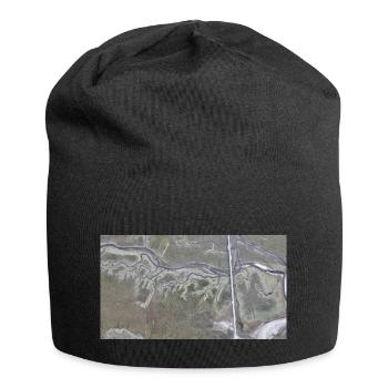Dünen - Sankt Peter Ording - Jersey-Beanie - Schwarz - Vorne