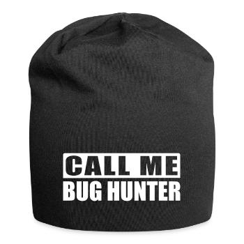 Bug Hunter - Programmer Computer Scientist IT Shirt - Jersey Beanie - black - Front